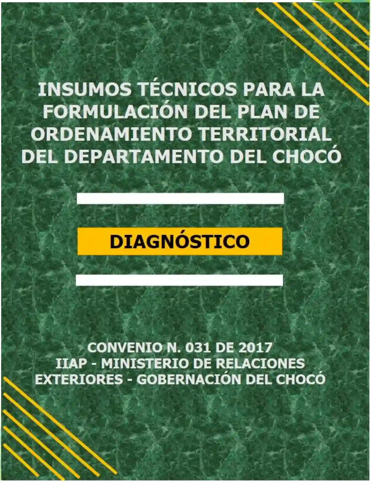 Portada Producto 2: recopilación, valoración y análisis de información documental y cartográfica con sus correspondientes soportes