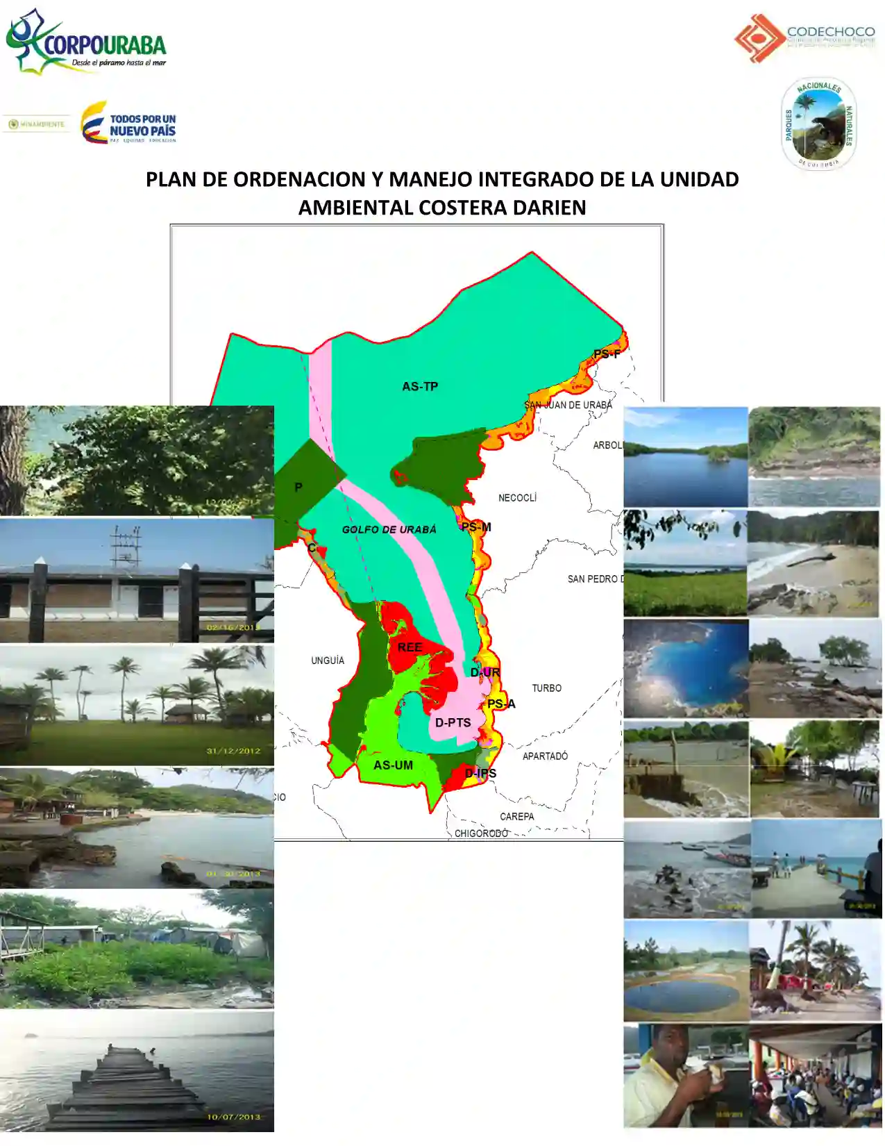 Portada Plan de ordenacion y manejo integrado de la unidad ambiental costera darien