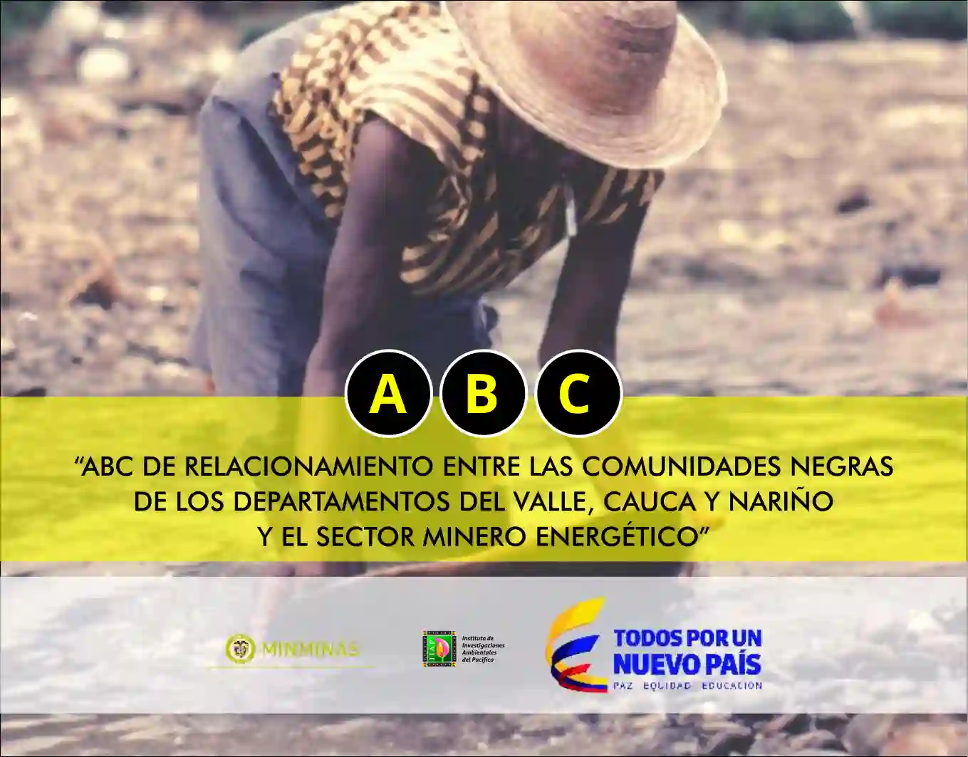 Portada ABC de relacionamiento entre las comunidades negras de los departamentos del Valle, Cauca y Nariño y el sector minero energético